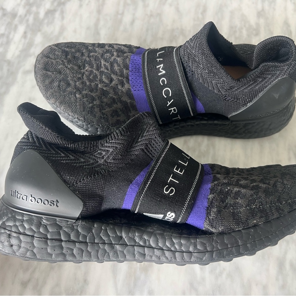 Adidas x Stella McCartney x Ultraboost 3D Mesh Black Running Shoes